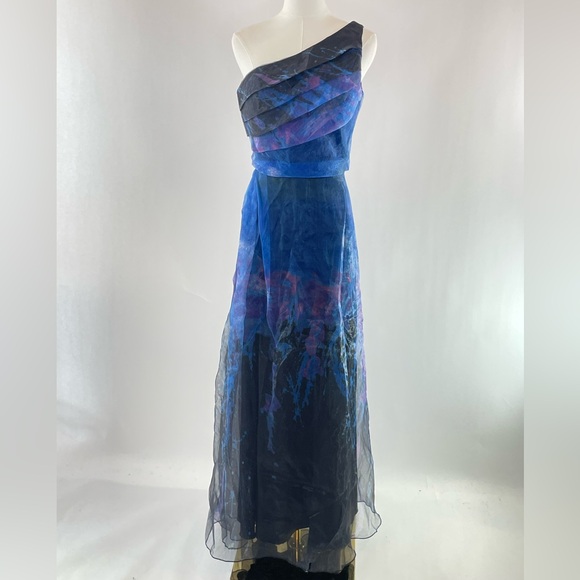 Rene Ruiz Collection, Blue Organza Gown, 2 - Picture 10 of 17